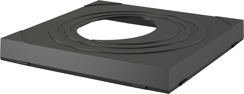 Alcaplast AGV911 vložka svodu univerzální černá