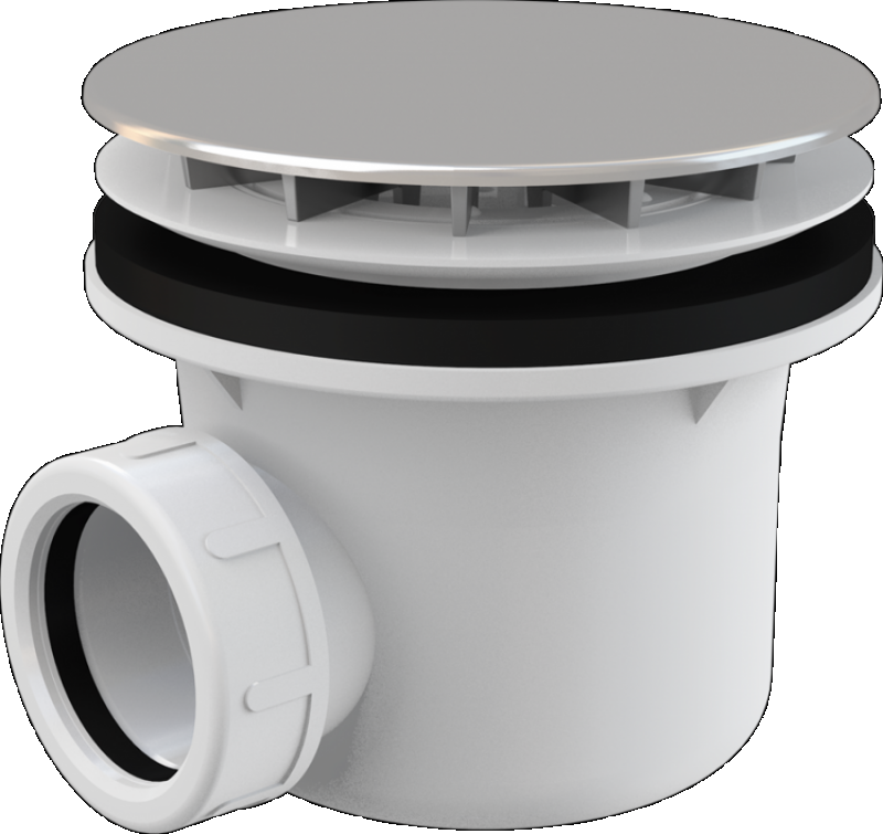 Alcaplast sifon A49CR do sprchové vaničky, průměr 90 mm