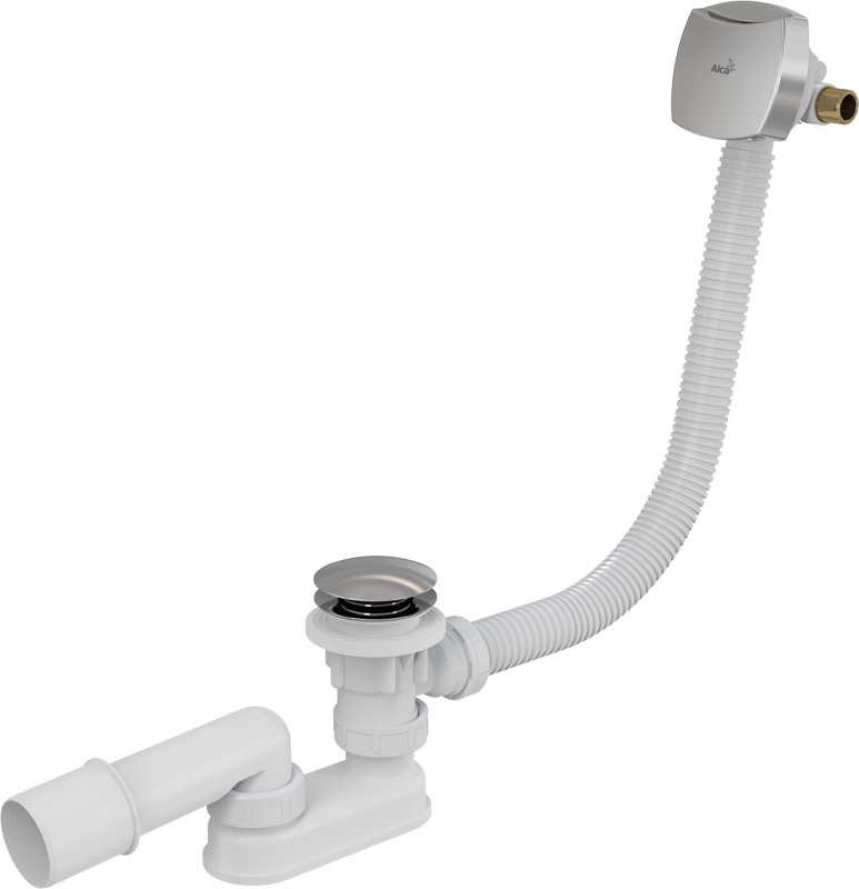Alcaplast sifon vanový ALC-A508KM s napouštěním přepadem click/clack