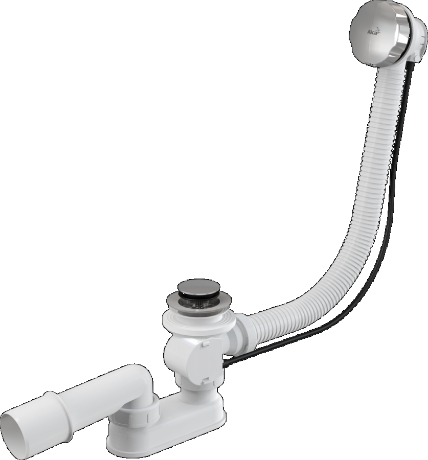 Alcaplast sifon vanový ALC-A55K malá zátka, s přepadem