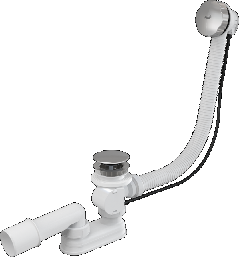 Alcaplast sifon vanový ALC-A55KM velká zátka, s přepadem