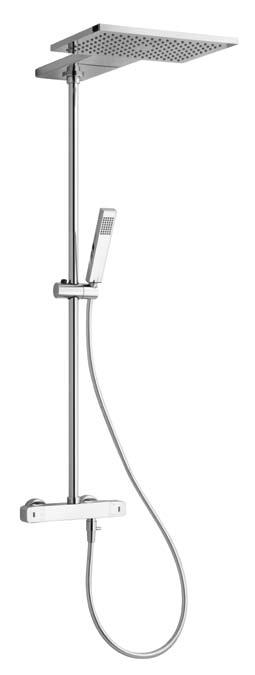 Alpi Aquarama 645151 sprchová nástěnná termostatická baterie - komplet