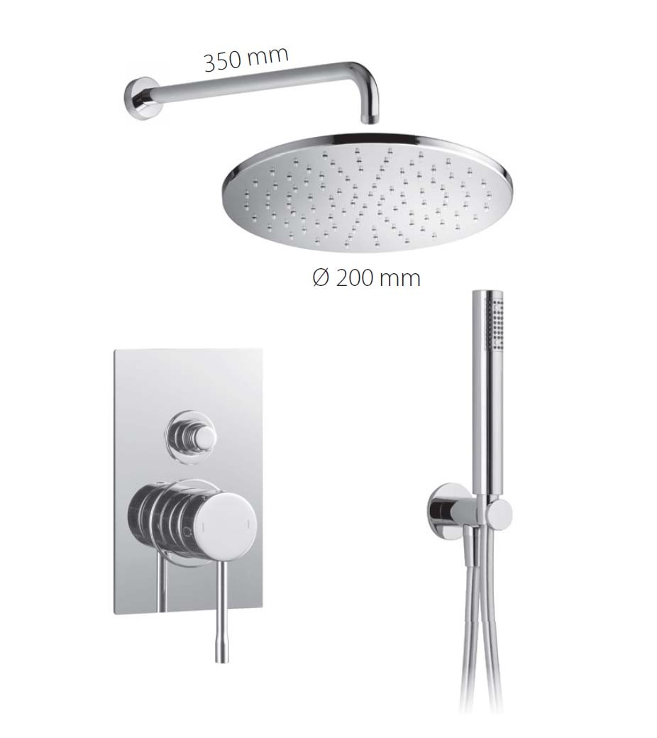 Alpi Blue SWK85A1863 sprchový podomítkový komplet