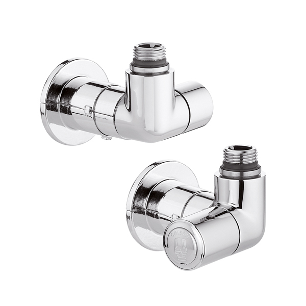 Caleffi připojovací sada k radiátoru CLF 400300 chrom pravá