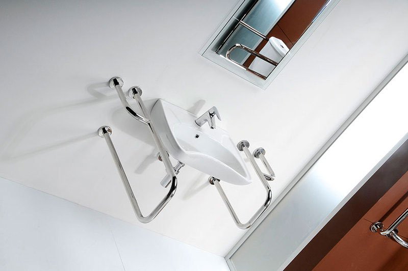 Umývadlá pre telesne postihnutých